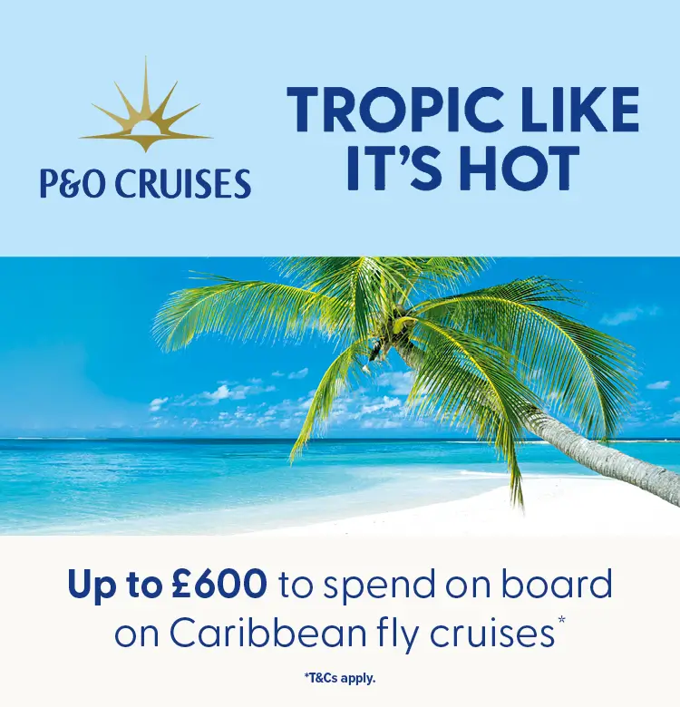 P&O Up to £600 Onboard Spend
